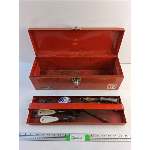 International Metal Box with Various Tools - Pickup Preferred