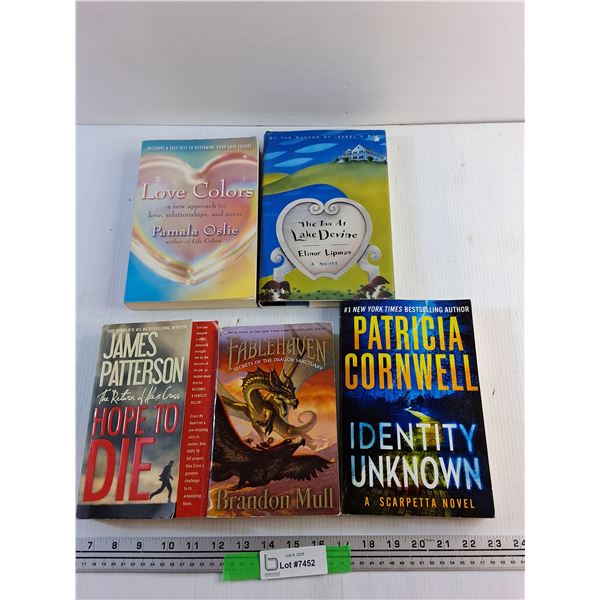 Various Books - Patricia Cornwell, Love Colors and Fablehaven
