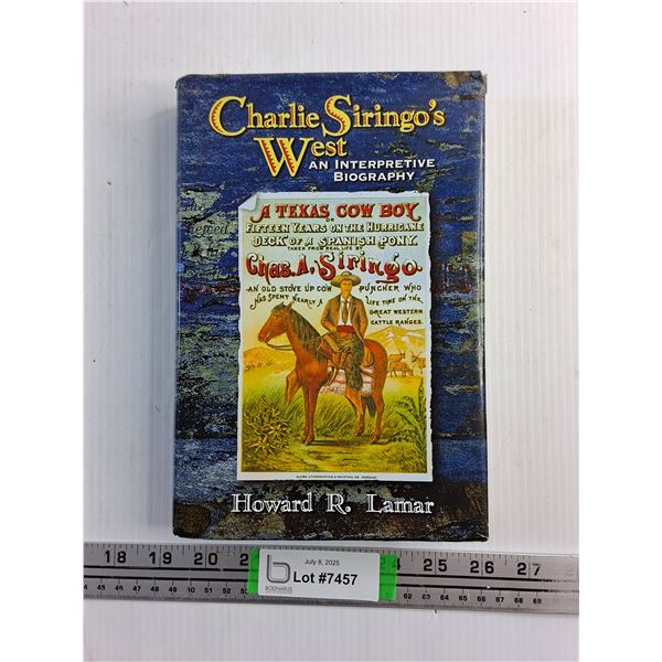 Charlie Siringos West Book by Howard R Lamar
