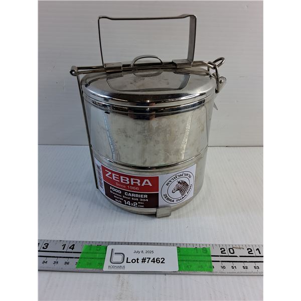Zebra Stainless Steel Food Carrier