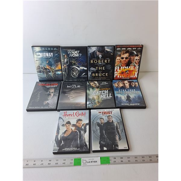 (10) DVDs- The Trust, The Mule, Midway, Misc.