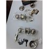 Image 4 : (5) Doorknob Sets, Most Appear NIB, Some Water Damage- Falcon, Yale, Unbranded