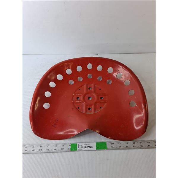 Vintage Metal Tractor Seat 17" Long x 13.5"