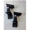 Image 3 : (2) Dynamic Microphones & (2) Clamps- Untested