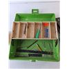 Image 4 : Adventurer Tackle Box with Tools- Drill Bits, Hand Riveter, Misc.
