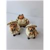 Image 3 : (7) Mariachi Style Ceramic Figurines Up to 5" Tall