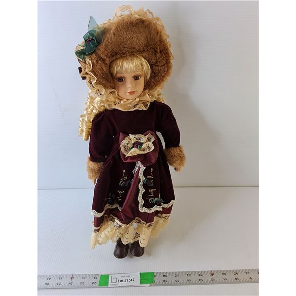 Century Collection Porcelain Doll 19" Tall- No Stand or Certificate