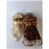 Image 4 : (2) Porcelain Dolls, Up to 16" Long