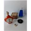 Image 3 : Lava Lamp, Coconut Coin Bank, Ceramic Incense Holder, Misc.