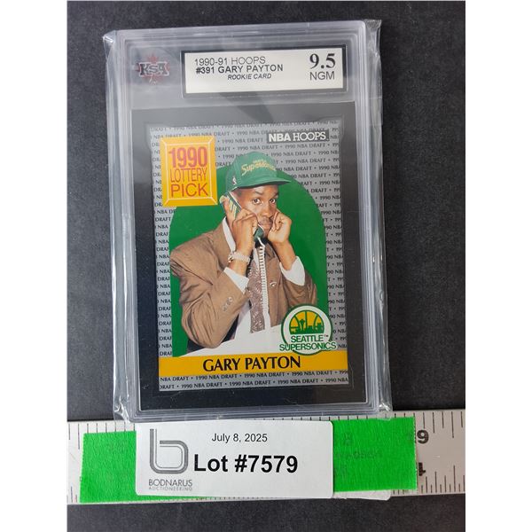 Graded Gary Payton Rookie Card, Cannot Authenticate
