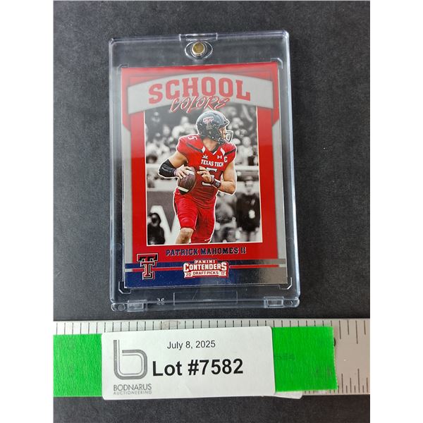 Patrick Mahomes Contenders Rookie Card, Cannot Authenticate