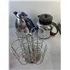 Image 3 : Plastic Crate 24" x 15.75" x 10", Stainless Steel Lagostina Pressure Cooker, Coffee Pot & Tea Kettle