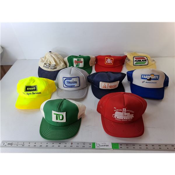 (10) Trucker Hats- Farmgate, RJC, TD Bank, Misc.