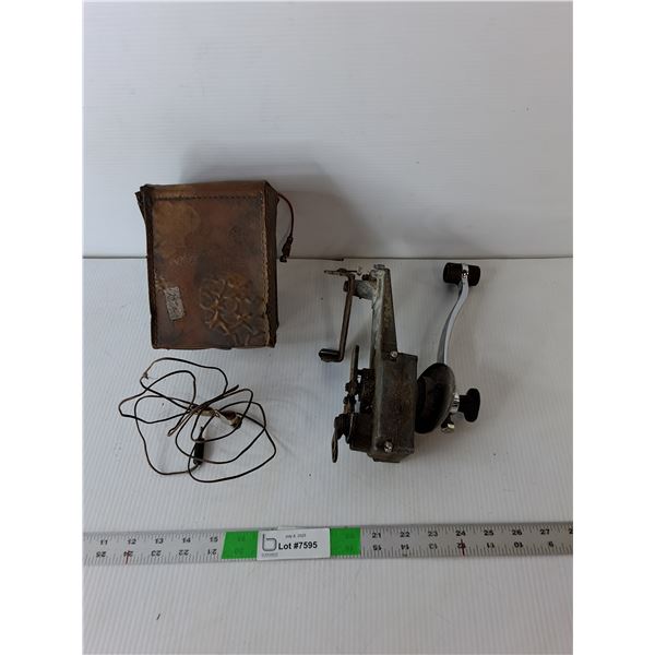 Vintage Control Lever & Robertshaw Test Instrument- As Is