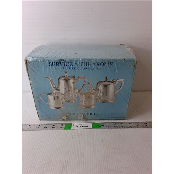 Comexo Stainless Steel Tea Set- Sealed