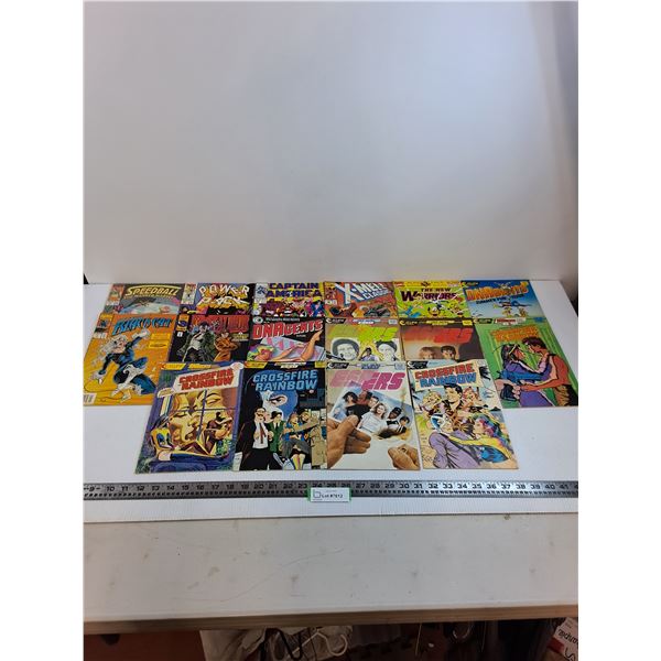 (16) Comic Books (DNAgents, Crossfire Rainbow, X-Men)