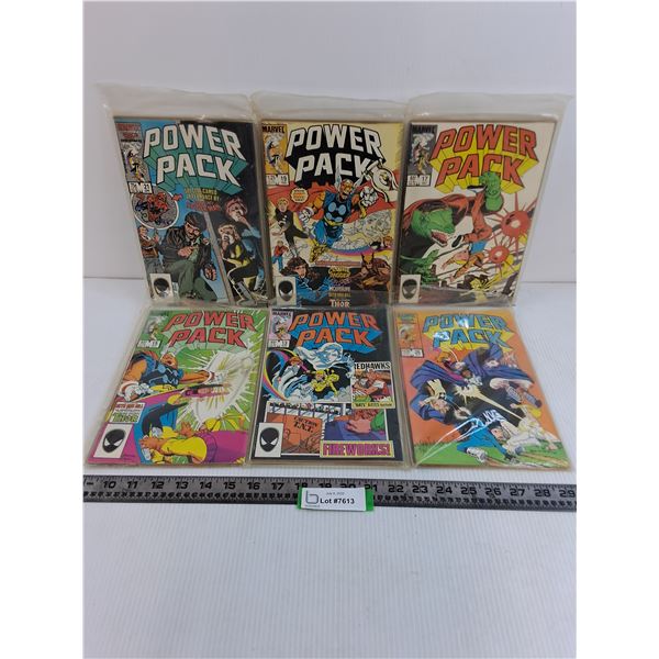 (12) Power Pack Comic Books