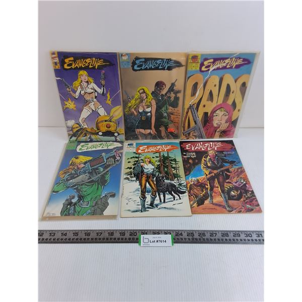 (9) Evangeline Comic Books