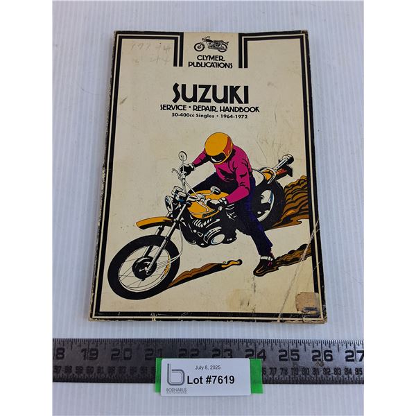 Vintage Suzuki Motorbike 1964-72 Service/Repair Handbook