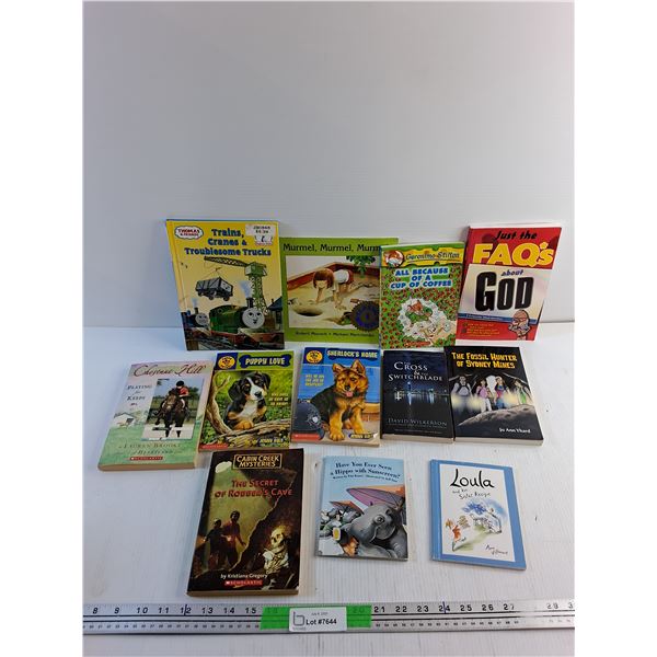 Various Books - Cabin Creek Mysteries, Puppy Love and Loula and the Sister Recipe