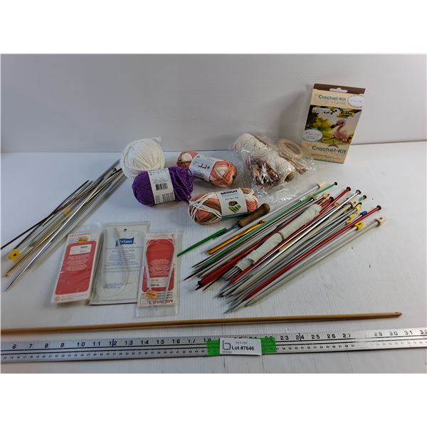 Various Knitting Supplies
