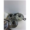 Image 2 : Various Cooking Pots with Lids & Frying Pan and Plastic Strainer