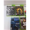 Image 2 : (5) Xbox 360 Games - Call of Duty Black Ops 2, Halo 3 ODST, Dues Ex, Misc