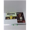 Image 1 : (2) Metal Novelty Signs - Corona Extra 12'' x 8'', Coors Beer  Advertisement 8'' x 12''