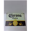 Image 2 : (2) Metal Novelty Signs - Corona Extra 12'' x 8'', Coors Beer  Advertisement 8'' x 12''