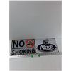 Image 1 : (2) Metal Novelty Signs - No Smoking Sign 12'' x 8'', Mack 12'' x 8''