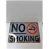 Image 2 : (2) Metal Novelty Signs - No Smoking Sign 12'' x 8'', Mack 12'' x 8''