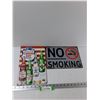 Image 1 : (2) Metal Novelty Signs - Canada Dry 8'' x 12'', No Smoking 8'' x 12''
