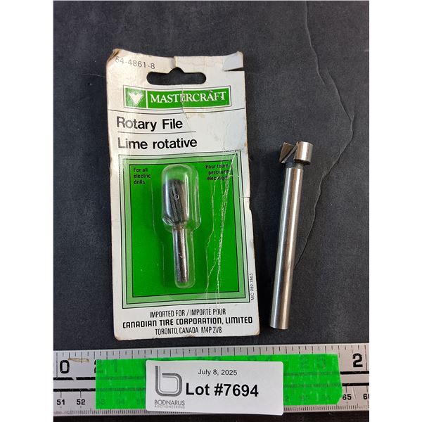 Mastercraft Rotary File and Drill Bit