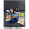 Image 1 : Various Animal Ornaments, Various Kids Books, Batman and Joker Figures and Siga Poker Strap