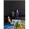 Image 3 : Various Animal Ornaments, Various Kids Books, Batman and Joker Figures and Siga Poker Strap