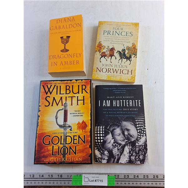 Various Books - Diana Gabaldon, John Julius Norwich and Wilbur Smith
