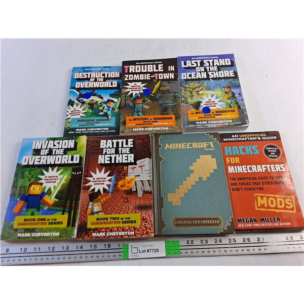 Minecraft Books - Battle for the Nether, Hacks for Minecraft and Last Stand on the Ocean Shore