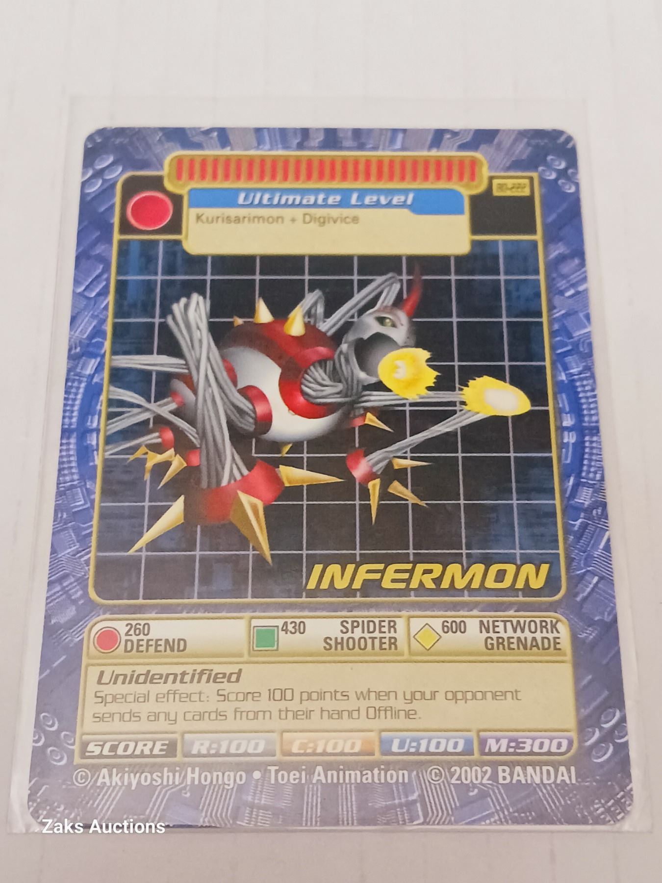 Infermon BO-222, Series 5 Digimon Card
