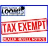 Image 1 : DEALERS - RESELLER TAX EXEMPT / SALE TAX NOTICE