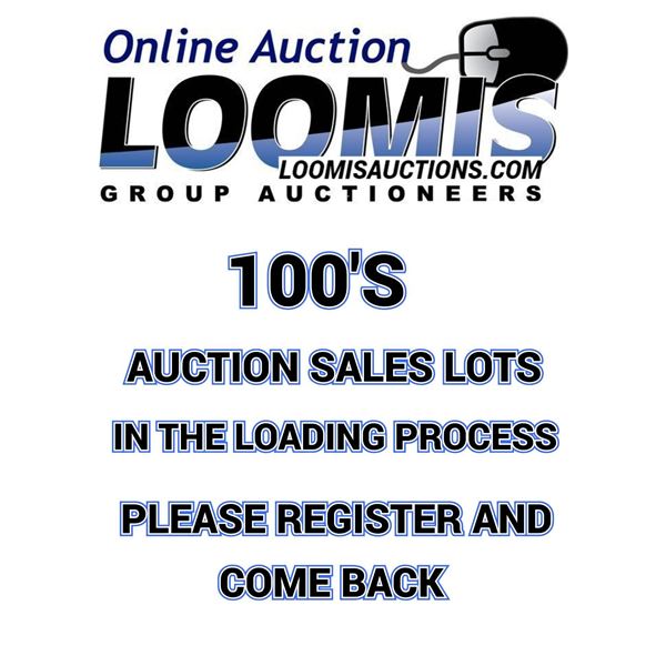 OVER 500 LOTS TO BE ADDED IN THIS AUCTION SESSION