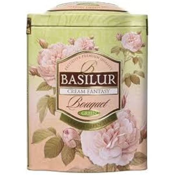BASILUR CREAM FANTASY CEYLON GREEN TEA IN TIN