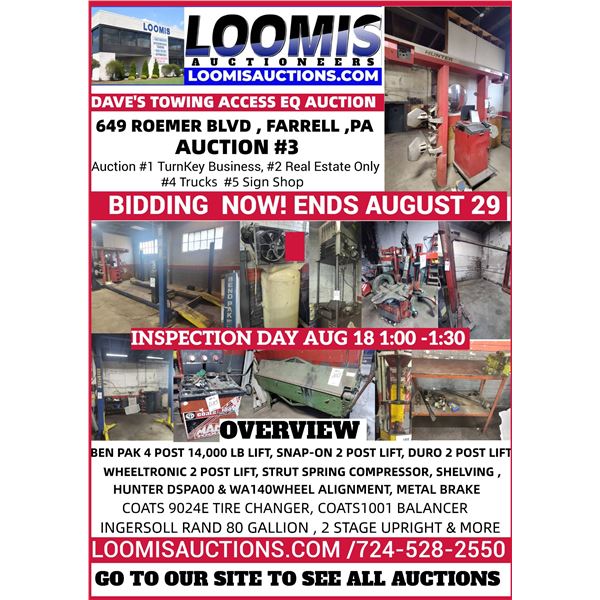 DAVE'S TOWING EQUIPMENT AUCTION #3