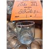 Image 4 : 3.5 OZ CLEAR ANCHOR HOCKING SMALL BEVERAGE GLASSES/ CURRENT RETAIL 3.99