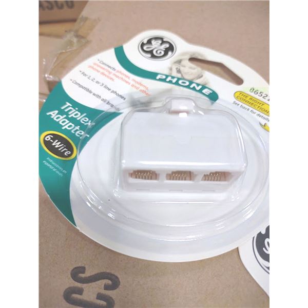 G.E.Triplex Phone Adapters (744 pcs)