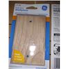 Image 3 : GE Oak Blank Wall Plates