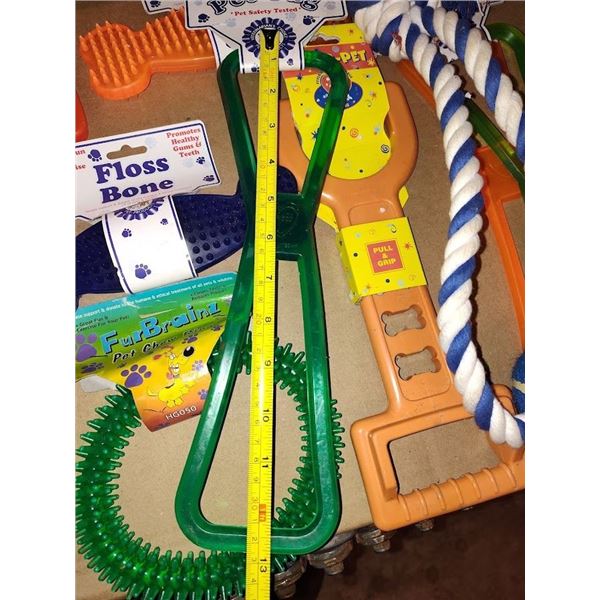 Large Assortment of Dog Toys