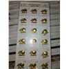 Image 2 : #1 Mom Basketball Gold Electro Plate Pin