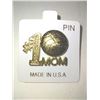 Image 5 : #1 Mom Basketball Gold Electro Plate Pin