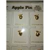 Image 3 : Electro Plate Gold Apple Pins