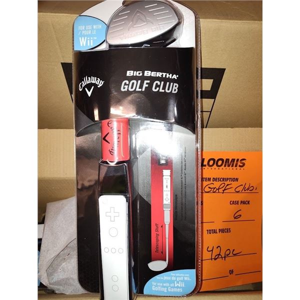 WII Callaway Golf Clubs games